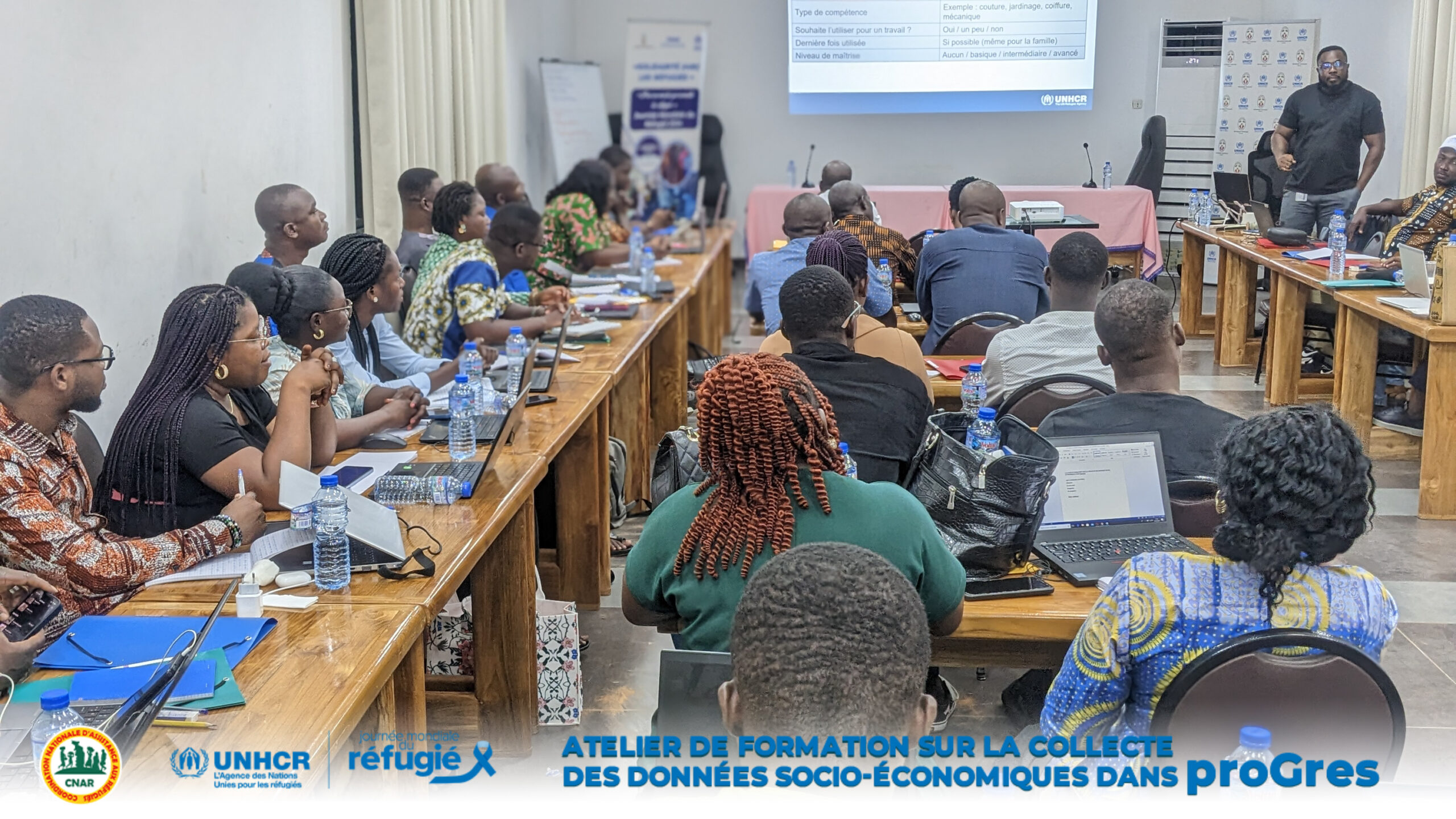 ATELIER DE FORMATION SUR LA COLLECTE DES DONNÉES SOCIO-ÉCONOMIQUES DES PERSONNES DÉPLACÉES DE FORCE : UNE AVANCÉE POUR L’INCLUSION DES RÉFUGIÉS AU TOGO