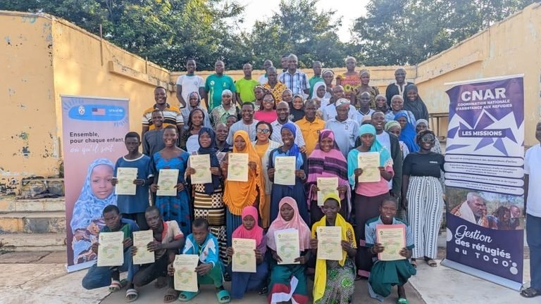 Savanes : la CNAR et l’UNICEF renforcent la protection et l’inclusion des enfants réfugiés